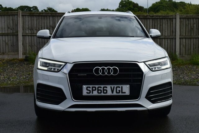 Audi Q3 2.0 Tdi S Line Plus Suv S Tronic Quattr SP66VGL White #2