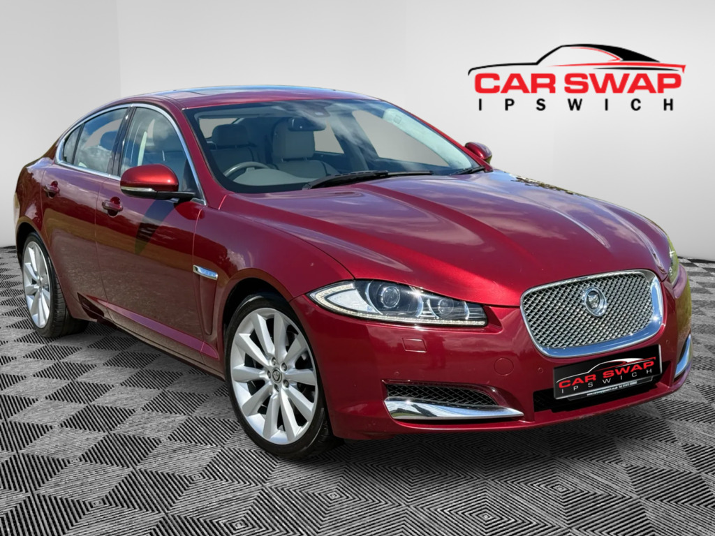 Jaguar XF 3.0D V6 Portfolio Saloon Ss 24 Red