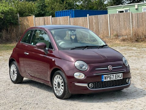 Fiat 500 1.2 500 Lounge Red #2
