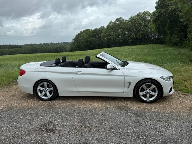 BMW 4 Series 2014 2.0 428I Se Convertible Eur White #4
