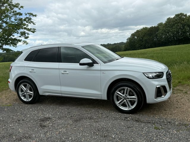 Audi Q5 2021 2.0 Tdi 40 S Line Suv S Tronic Qua White #3