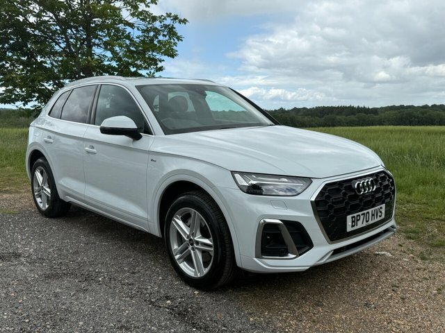 Audi Q5 2021 2.0 Tdi 40 S Line Suv S Tronic Qua White