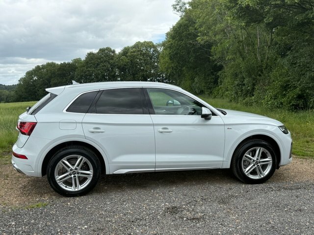 Audi Q5 2021 2.0 Tdi 40 S Line Suv S Tronic Qua White #6