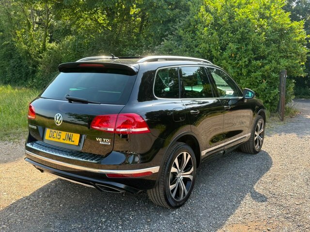 Volkswagen Touareg 2015 3.0 Tdi V6 Bluemotion Tech R-line Suv Die Black #5