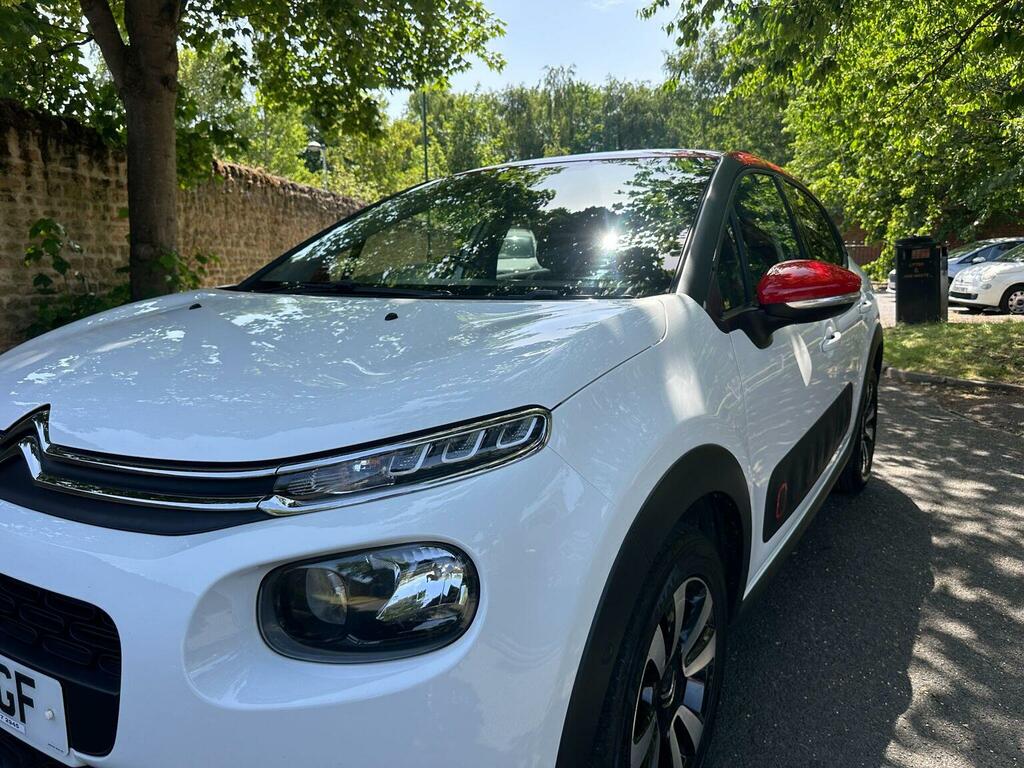 Citroen C3 Hatchback 1.2 Puretech Flair Euro 6 Ss 201 White #5