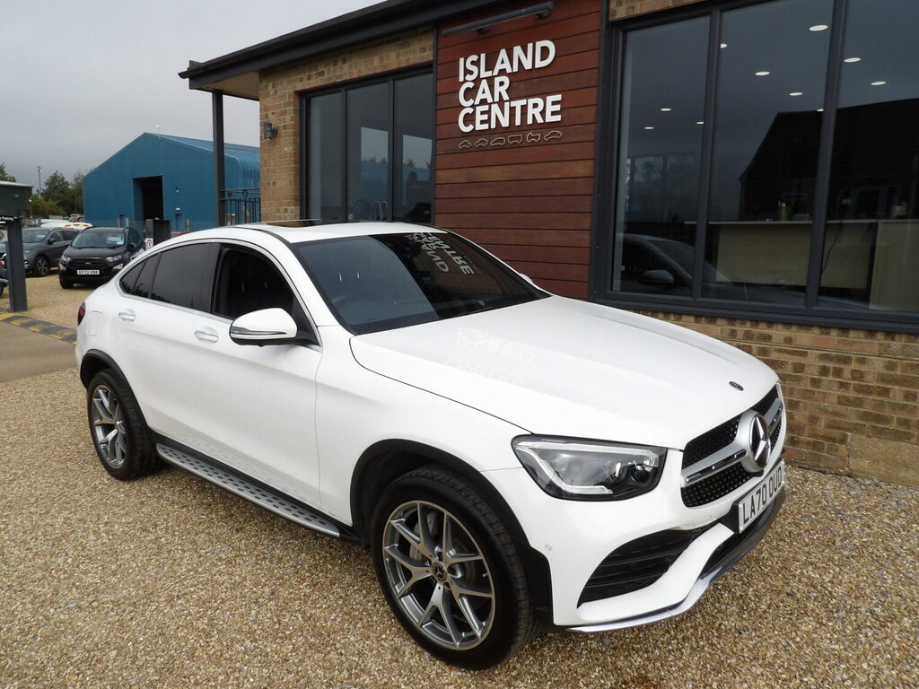 Mercedes-Benz GLC Class 300E Coupe 4Matic Amg Line Prem Plus Plug In Hybri White #3