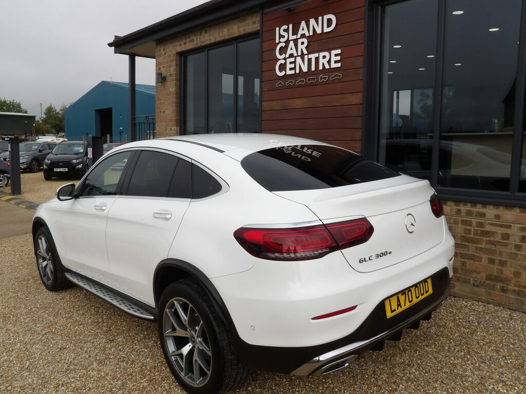 Mercedes-Benz GLC Class 300E Coupe 4Matic Amg Line Prem Plus Plug In Hybri White #4