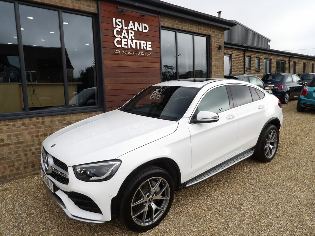 Mercedes-Benz GLC Class 300E Coupe 4Matic Amg Line Prem Plus Plug In Hybri White #5