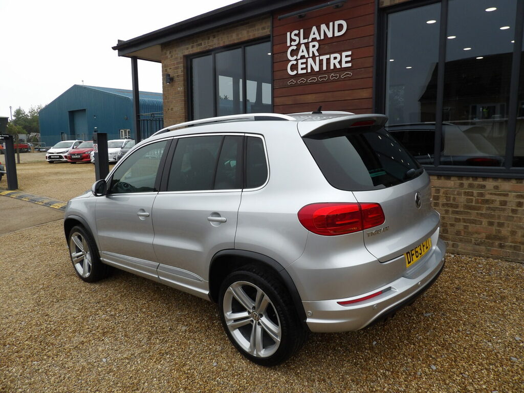 Volkswagen Tiguan Estate 2.0 Tdi Bluemotion Tech R-line D Silver #4