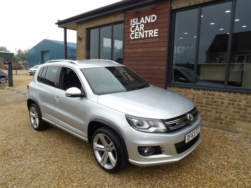 Volkswagen Tiguan Estate 2.0 Tdi Bluemotion Tech R-line D Silver #3
