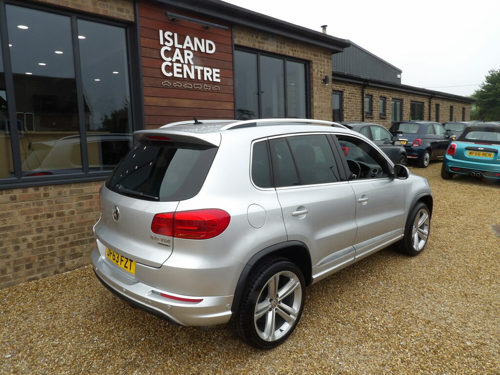 Volkswagen Tiguan Estate 2.0 Tdi Bluemotion Tech R-line D Silver #6