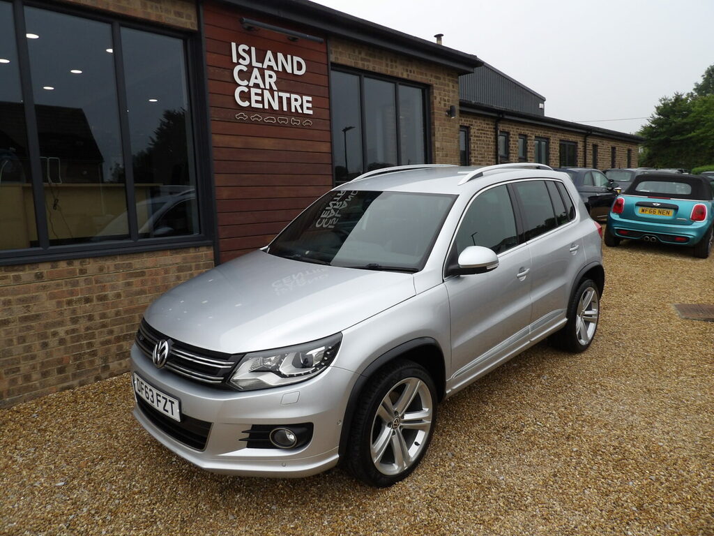 Volkswagen Tiguan Estate 2.0 Tdi Bluemotion Tech R-line D Silver #5