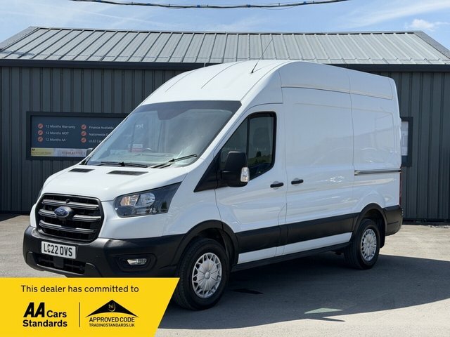 Ford Transit Custom 2.0 350 Ecoblue Leader Panel Van White
