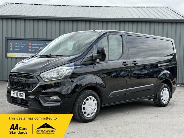 Ford Transit Custom 2.0 280 Ecoblue Trend Panel Van Black