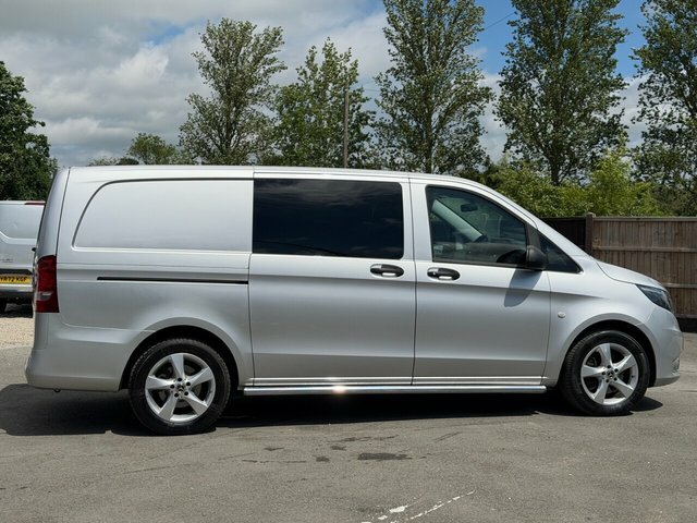 Mercedes-Benz Vito 2.1 119 Cdi Bluetec Sport Crew Van Double Cab DF68NRN Silver #5