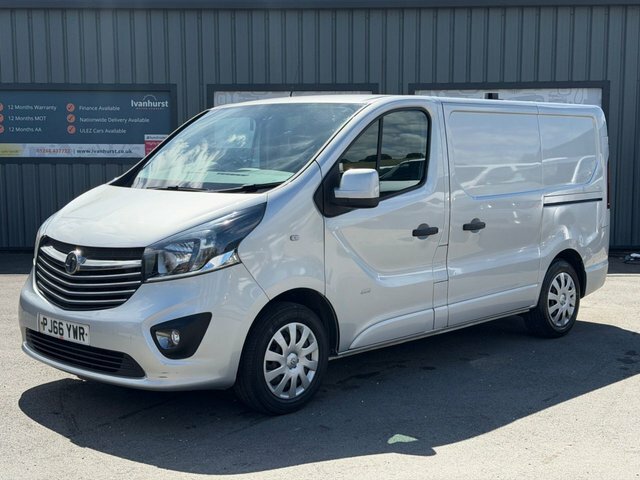 Vauxhall Vivaro 1.6 Cdti 2700 Sportive Panel Van Silver