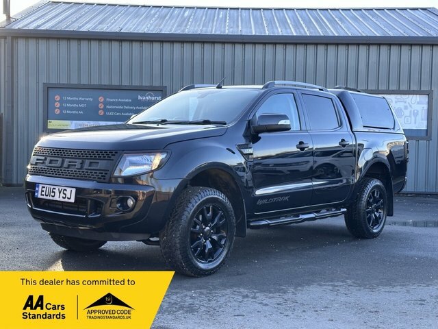Ford Ranger 3.2 Tdci Wildtrak Pickup Double Cab Dur Black