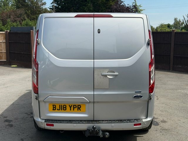 Ford Transit Custom 2.0 300 Ecoblue Limited Panel Van Manua BJ18YPR Silver #6