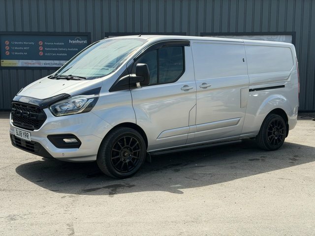 Ford Transit Custom 2.0 300 Ecoblue Limited Panel Van Manua BJ18YPR Silver