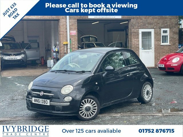 Fiat 500 1.2 Lounge Hatchback Euro 5 S S Black