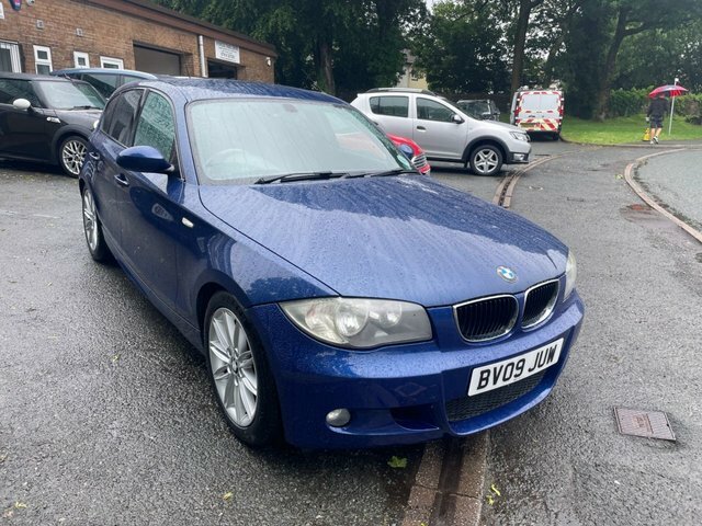 BMW 1 Series 2.0 118D M Sport Hatchback Euro BV09JUW Blue #3