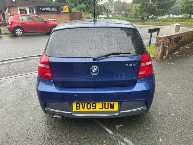 BMW 1 Series 2.0 118D M Sport Hatchback Euro BV09JUW Blue #6