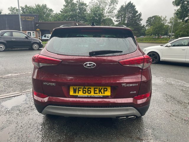 Hyundai Tucson 2.0 Crdi Premium Se Suv 4Wd Euro 6 WF66EKP Red #5