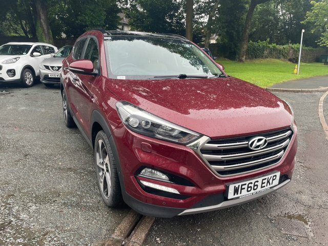 Hyundai Tucson 2.0 Crdi Premium Se Suv 4Wd Euro 6 WF66EKP Red #2