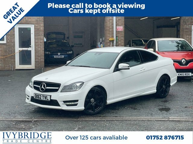 Mercedes-Benz C Class 2.1 C220 Cdi Blueefficiency Amg Sport Plus Coupe 2 White