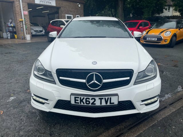 Mercedes-Benz C Class 2.1 C220 Cdi Blueefficiency Amg Sport Plus Coupe 2 EK62TVL White #2