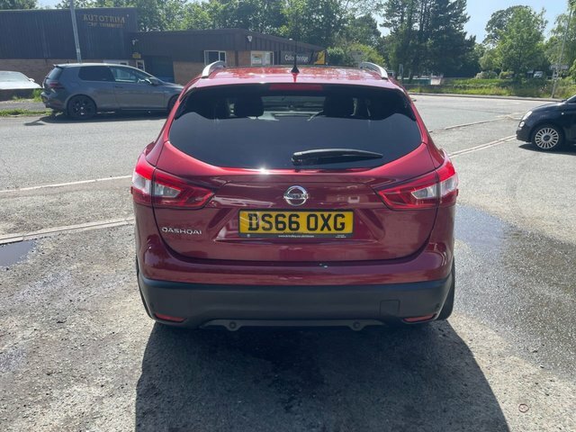 Nissan Qashqai 1.5 Dci Tekna Suv 2Wd Euro 6 S DS66OXG Red #6