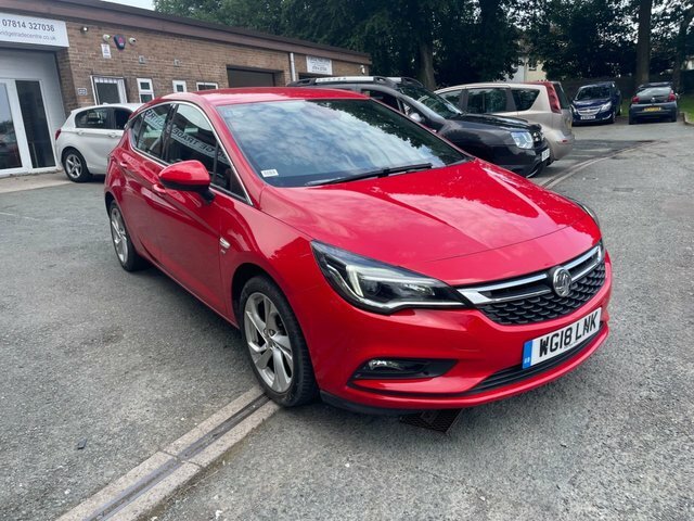 Vauxhall Astra 1.4I Sri Hatchback Euro 6 100 P WG18LNK Red #3