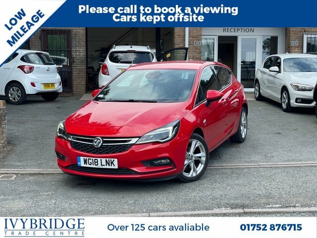 Vauxhall Astra 1.4I Sri Hatchback Euro 6 100 P WG18LNK Red
