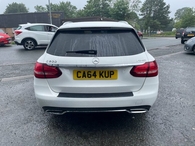 Mercedes-Benz C Class 2.0 C200 Sport Estate 7G-tronic Euro 6 White #6