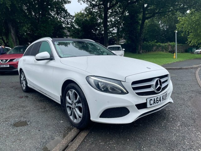 Mercedes-Benz C Class C220 D Amg Line Premium White #9