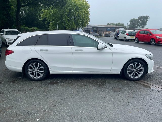 Mercedes-Benz C Class C220 D Amg Line Premium White #8