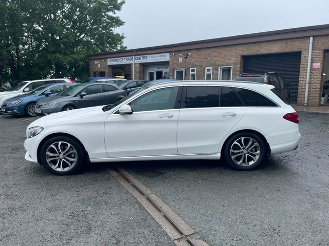 Mercedes-Benz C Class 2.0 C200 Sport Estate 7G-tronic Euro 6 White #4