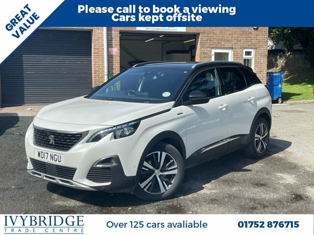 Peugeot 3008 1.6 Bluehdi Gt Line Suv Euro 6 White