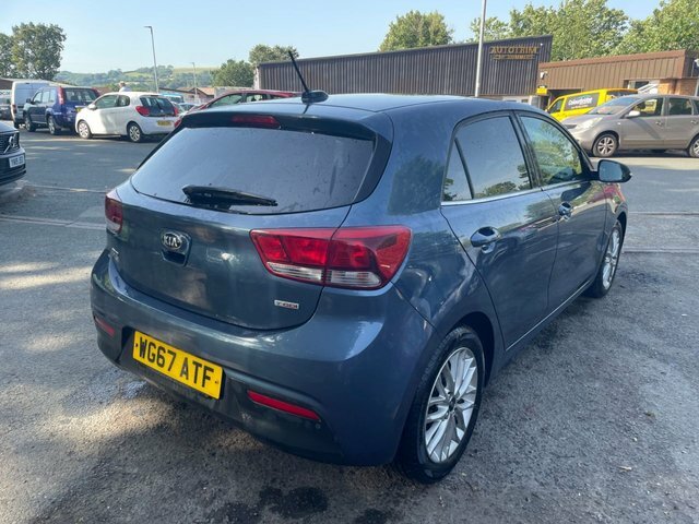 Kia RIO 1.0 T-gdi 3 Hatchback Euro 6 S WG67ATF Blue #4