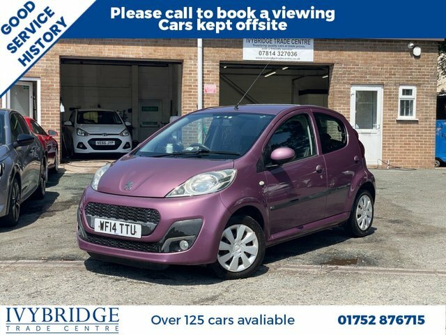 Peugeot 107 1.0 12V Active Hatchback Euro 5 Purple