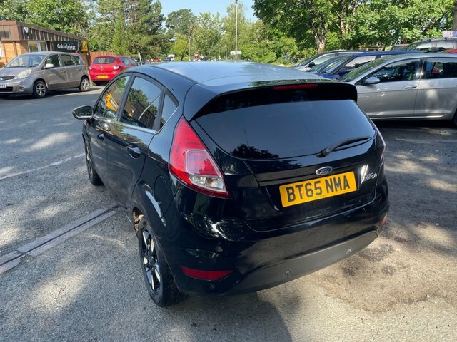 Ford Fiesta 1.25 Zetec Black Edition Hatchback Manu BT65NMA Black #6