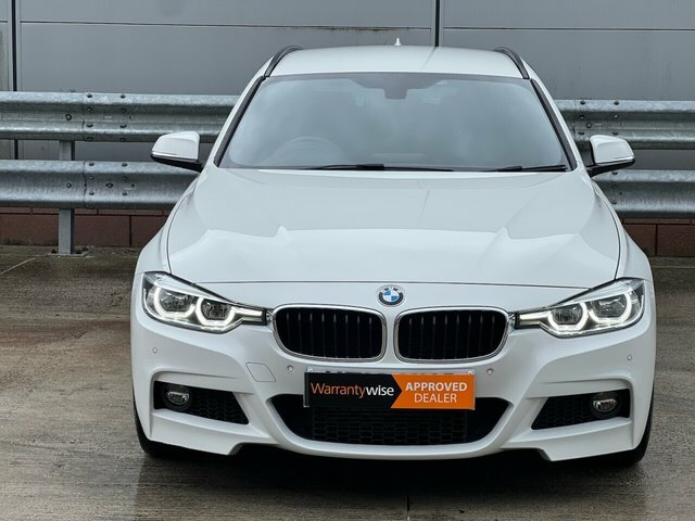 BMW 3 Series 2018 2.0 320D M Sport Touring Xdri YE18XMG White #2
