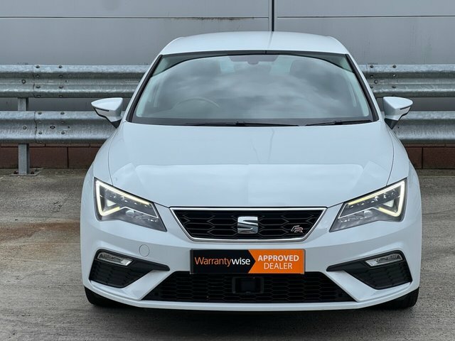 Seat Leon 2018 1.4 Tsi Fr Technology Hatchback Ma White #2