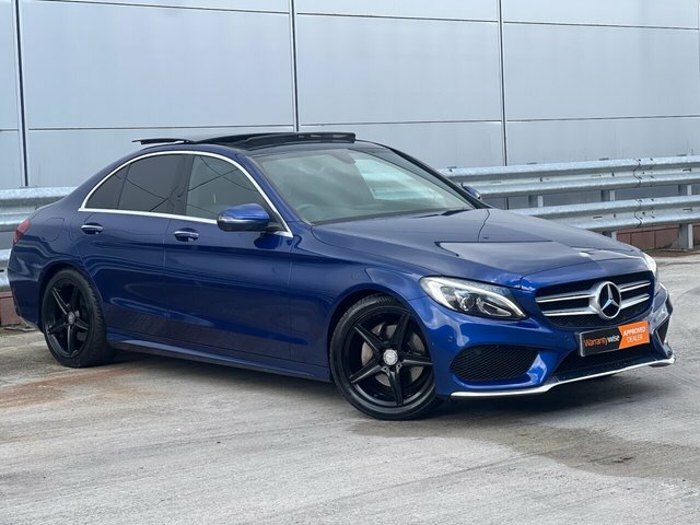 Mercedes-Benz C Class 2017 2.1 C220d Amg Line Premium Saloon Diese Blue
