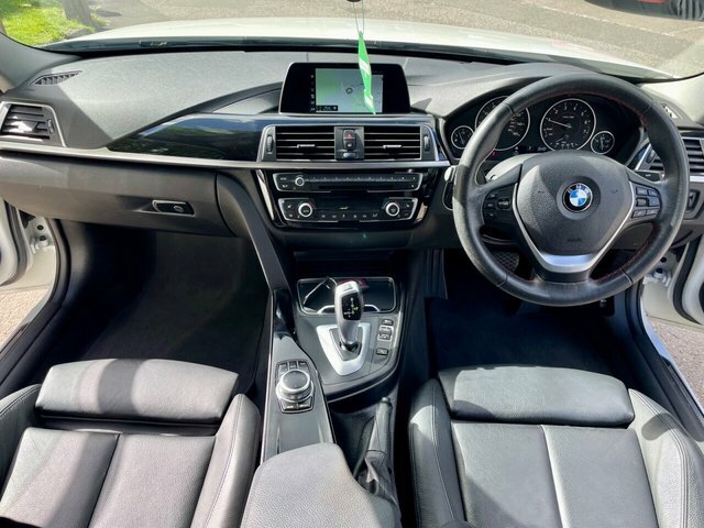 BMW 3 Series Saloon YD68SZV White #5