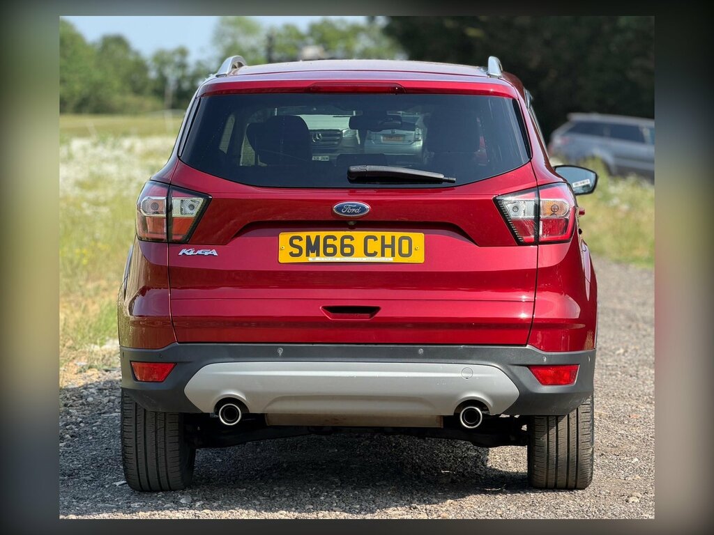 Ford Kuga 2.0 Tdci Titanium Powershift Awd Euro 6 Ss SM66CHO Red #6