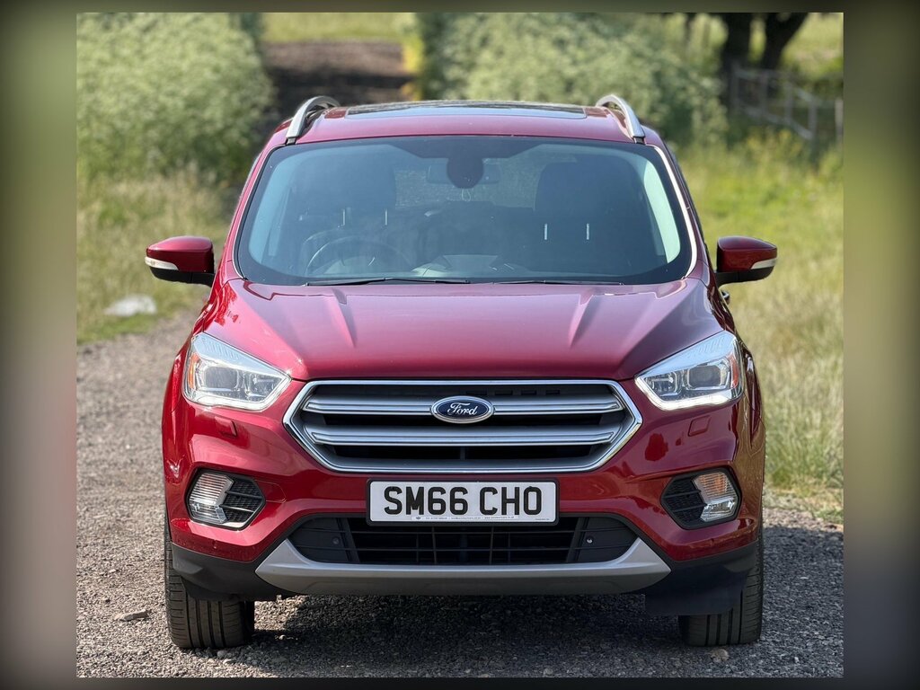 Ford Kuga 2.0 Tdci Titanium Powershift Awd Euro 6 Ss SM66CHO Red #2