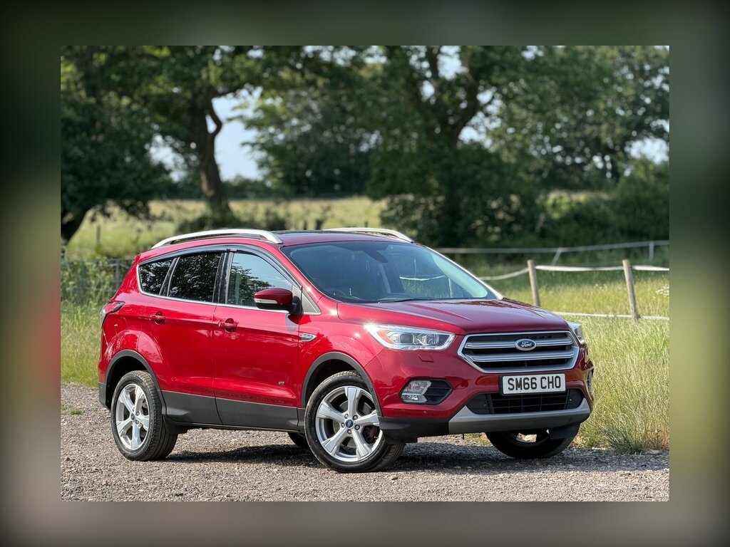Ford Kuga 2.0 Tdci Titanium Powershift Awd Euro 6 Ss Red