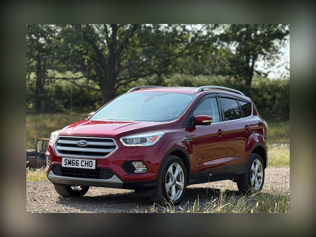 Ford Kuga 2.0 Tdci Titanium Powershift Awd Euro 6 Ss SM66CHO Red #3