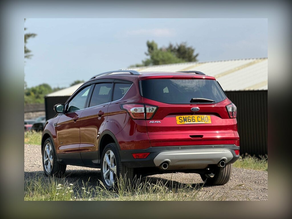 Ford Kuga 2.0 Tdci Titanium Powershift Awd Euro 6 Ss SM66CHO Red #5
